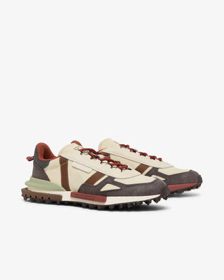 LACOSTE ELITE ACTIVE LT TAN DK BROWN 52SMA0088