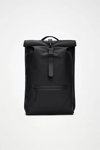 RAINS ROLLTOP RUCKSACK BLACK 13320001