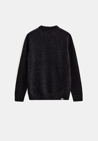 ANERKJENDT AKSUNE CHENILLE KNIT CAVIAR