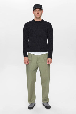 ANERKJENDT AKSUNE CHENILLE KNIT CAVIAR