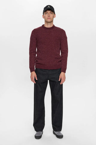 ANERKJENDT AKSUNE CHENILLE KNIT VINEYARD WINE