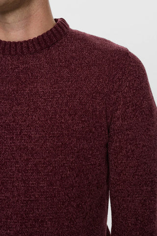 ANERKJENDT AKSUNE CHENILLE KNIT VINEYARD WINE