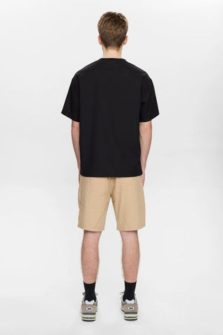 ANERKJENDT AKJAN COTTON POPLIN SHORTS INCENSE