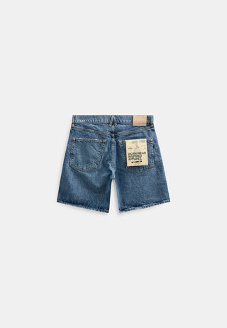 ANERKJENDT AKJONAS DENIM SHORTS WARM MEDIUM BLUE