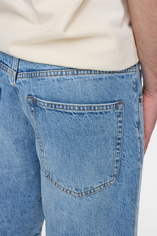 ANERKJENDT AKJONAS DENIM SHORTS LIGHT BLUE STONE