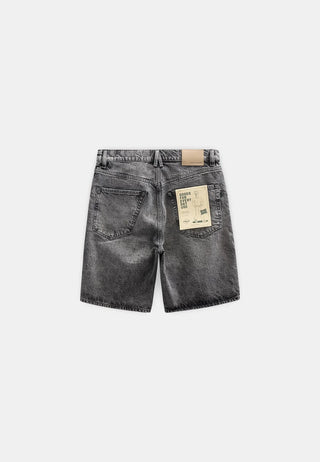 ANERKJENDT AKJONAS DENIM SHORTS DARK GREY ROCK