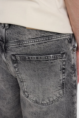 ANERKJENDT AKJONAS DENIM SHORTS DARK GREY ROCK