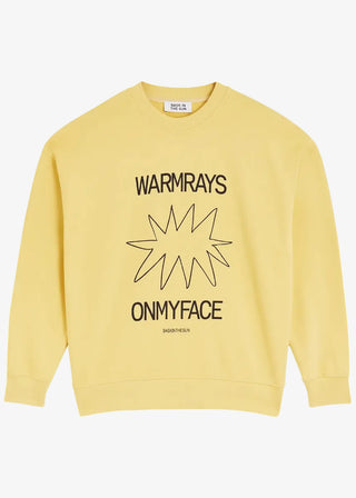 BASK IN THE SUN WARMRAYS SWEATSHIRT POLLEN