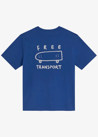 BASK IN THE SUN FREE T-SHIRT COBALT