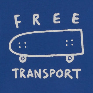 BASK IN THE SUN FREE T-SHIRT COBALT