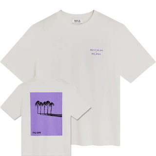 BASK IN THE SUN HOLIDAY T-SHIRT PURPLE
