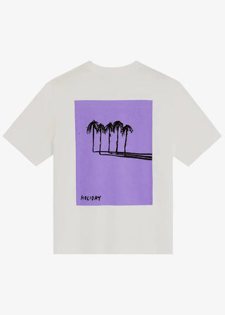 BASK IN THE SUN HOLIDAY T-SHIRT PURPLE