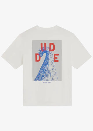 BASK IN THE SUN DUDE T-SHIRT BLUE