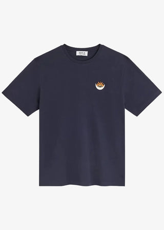 BASK IN THE SUN SUNNY MOON T-SHIRT MIDNIGHT