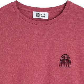 BASK IN THE SUN MINI TO THE SEA T-SHIRT ROSEWOOD