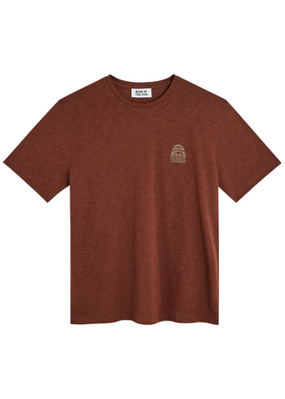 BASK IN THE SUN MINI TO THE SEA T-SHIRT BROWNIE