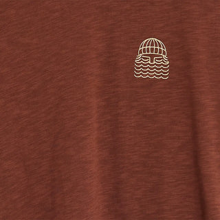 BASK IN THE SUN MINI TO THE SEA T-SHIRT BROWNIE