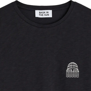 BASK IN THE SUN MINI TO THE SEA T-SHIRT CARBON