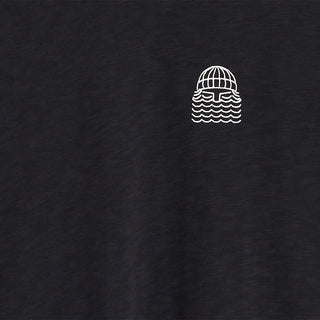 BASK IN THE SUN MINI TO THE SEA T-SHIRT CARBON