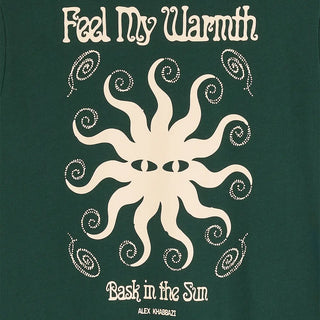 BASK IN THE SUN WARMTH T-SHIRT FOREST