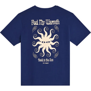 BASK IN THE SUN WARMTH T-SHIRT INDIGO