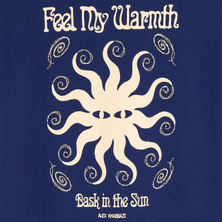 BASK IN THE SUN WARMTH T-SHIRT INDIGO