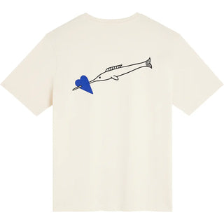 BASK IN THE SUN HEART T-SHIRT IVORY