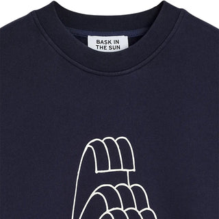 BASK IN THE SUN WAVE SWEAT NAVY