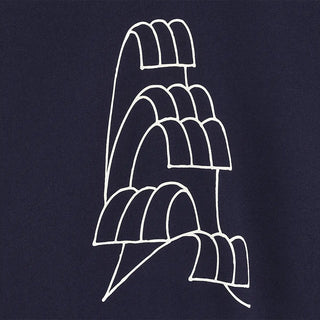 BASK IN THE SUN WAVE SWEAT NAVY