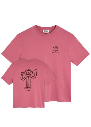 BASK IN THE SUN EYE T-SHIRT ROSEWOOD