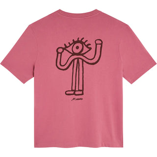 BASK IN THE SUN EYE T-SHIRT ROSEWOOD
