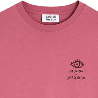 BASK IN THE SUN EYE T-SHIRT ROSEWOOD