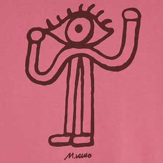 BASK IN THE SUN EYE T-SHIRT ROSEWOOD