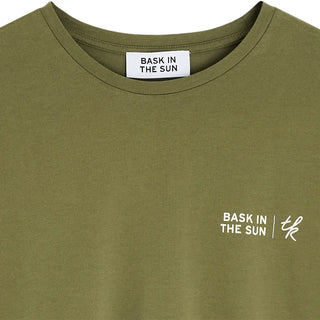 BASK IN THE SUN SUN T-SHIRT MOSS