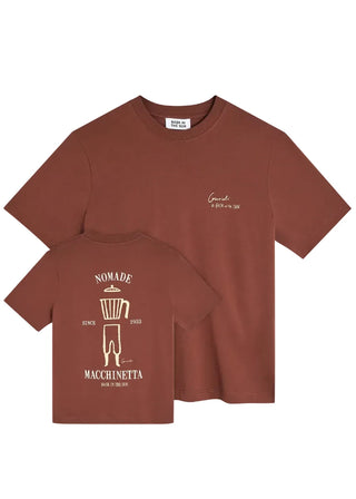 BASK IN THE SUN MACCHINETTA T-SHIRT BROWNIE