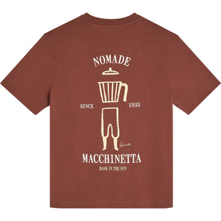 BASK IN THE SUN MACCHINETTA T-SHIRT BROWNIE