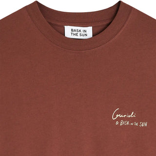 BASK IN THE SUN MACCHINETTA T-SHIRT BROWNIE