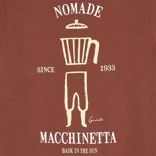 BASK IN THE SUN MACCHINETTA T-SHIRT BROWNIE