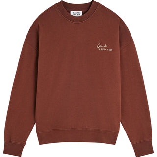 BASK IN THE SUN MACCINETTA SWEAT BROWNIE