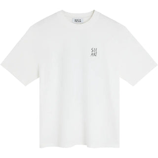 BASK IN THE SUN ART T-SHIRT NATURAL