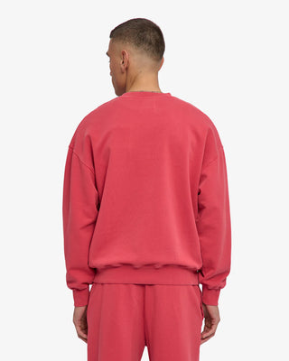 COLORFUL STANDARD ORGANIC OVERSIZED CREW FADED RED