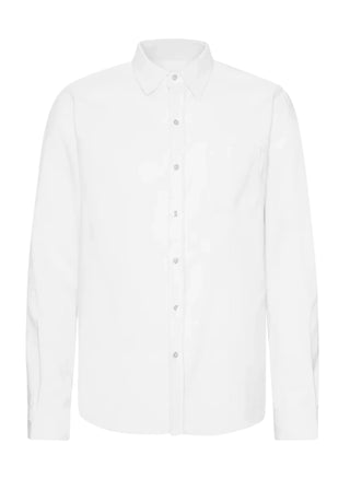 COLORFUL STANDARD ORGANIC FLANNEL SHIRT OPTICAL WHITE
