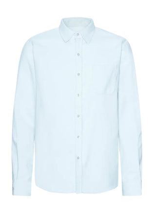 COLORFUL STANDARD ORGANIC FLANNEL SHIRT POLAR BLUE