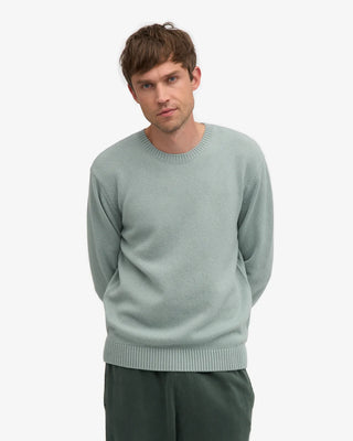 COLORFUL STANDARD CLASSIC MERINO WOOL CREW STEEL BLUE (Copia)
