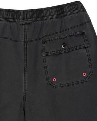 DEUS EX MACHINA SANDBAR GARMENT DYED MESH SHORT ANTHRACITE