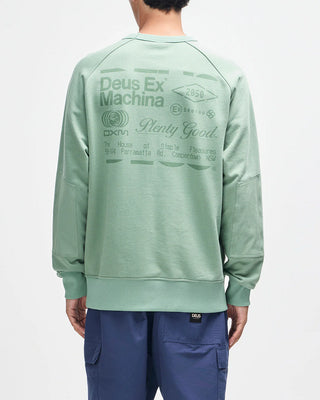 DEUS EX MACHINA PLENTY GOOD CREW LODEN FROST GREEN