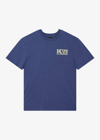 DEUS EX MACHINA CHINOOK TEE MECHANIC BLUE