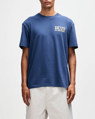 DEUS EX MACHINA CHINOOK TEE MECHANIC BLUE