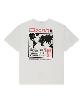 DEUS EX MACHINA DEPARTED TEE VINTAGE WHITE
