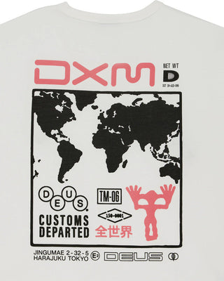 DEUS EX MACHINA DEPARTED TEE VINTAGE WHITE